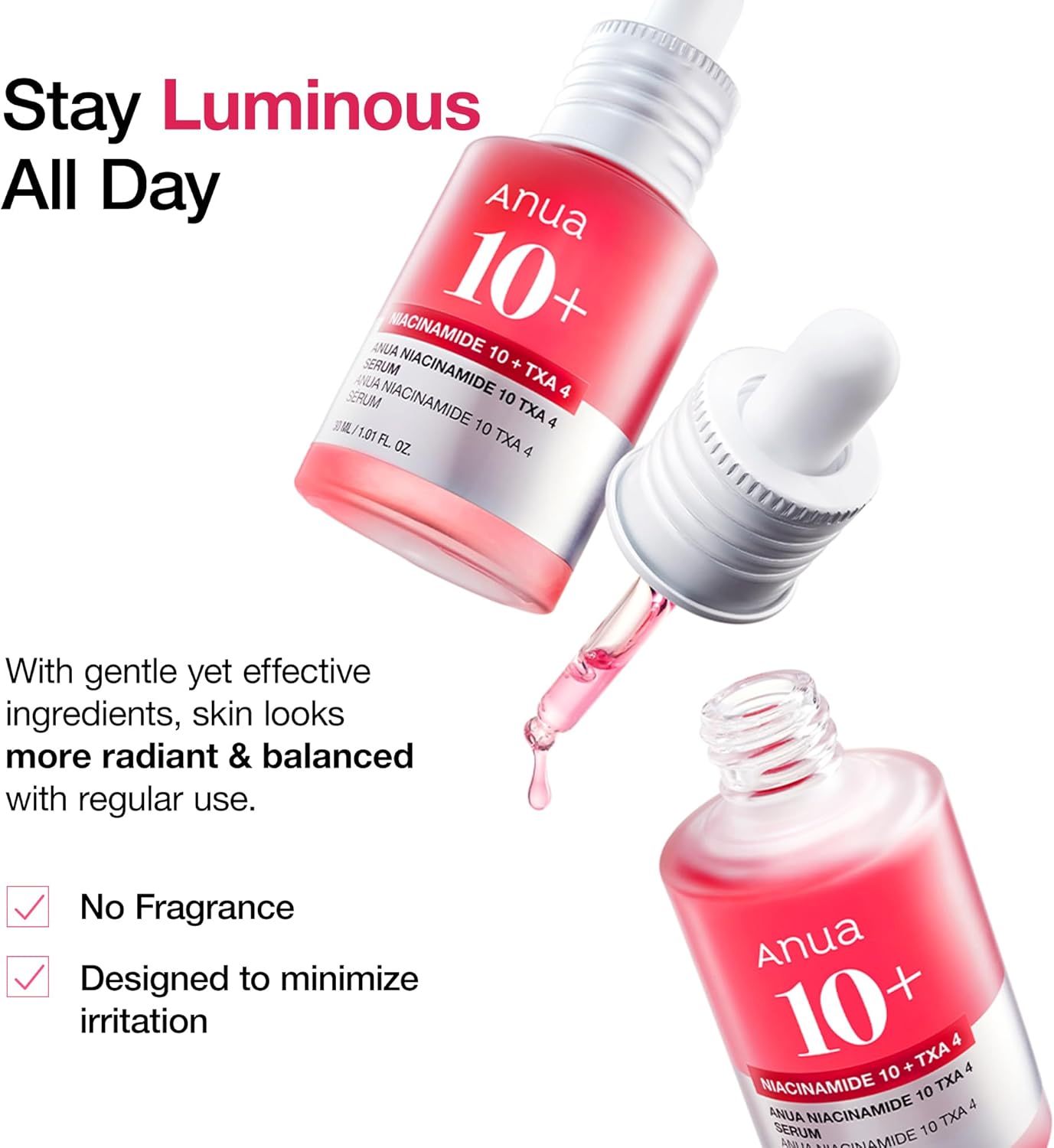 ANUA - Niacinamide 10% + TXA 4% Dark Spot Correcting Serum - 30ml