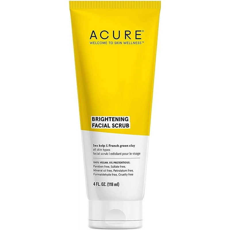 BRIGHTENING FACIAL SCRUB 118ML ACURE‏