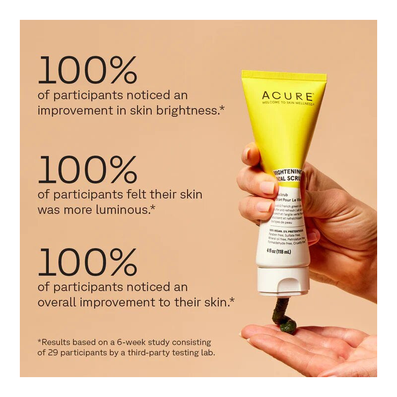 BRIGHTENING FACIAL SCRUB 118ML ACURE‏